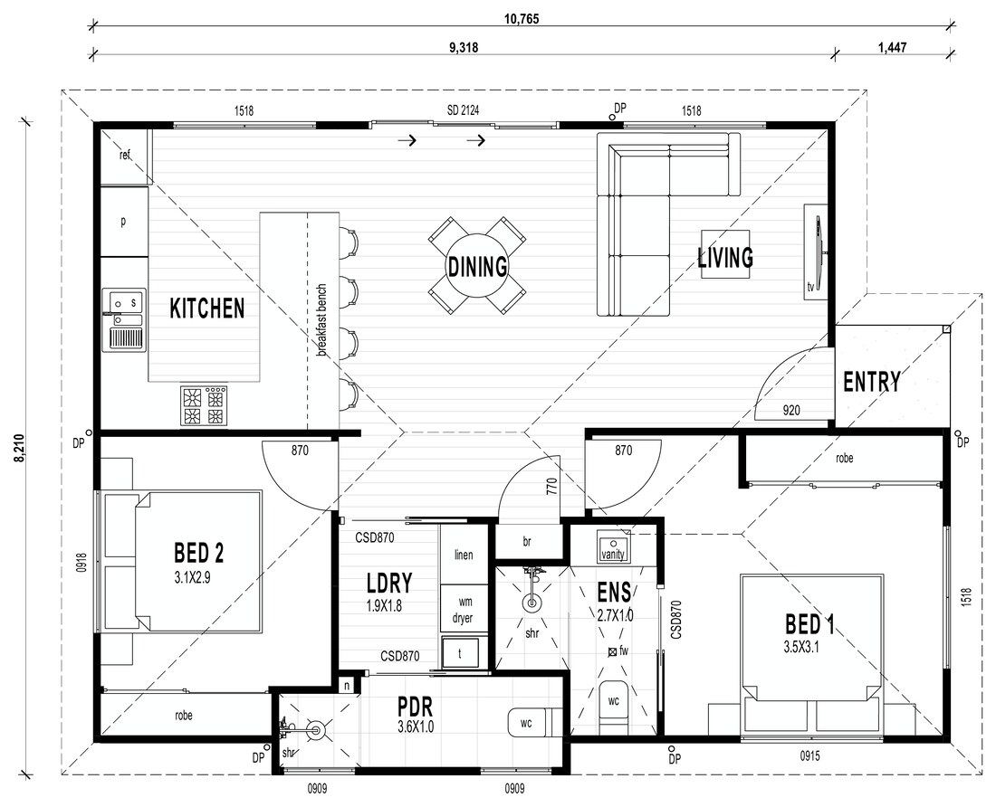 Curtis floor plan