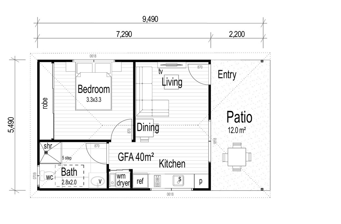 Heron floor plan