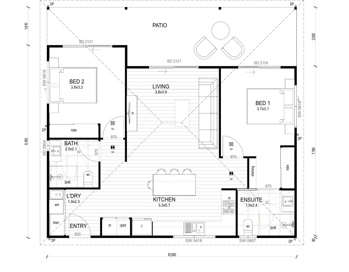 Hayman V1 floor plan