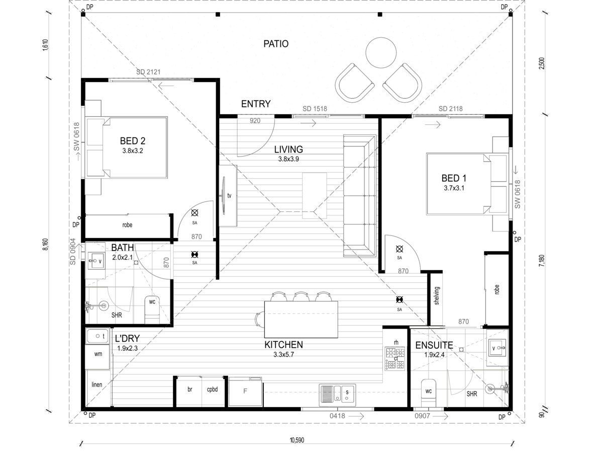 Hayman V2 floor plan
