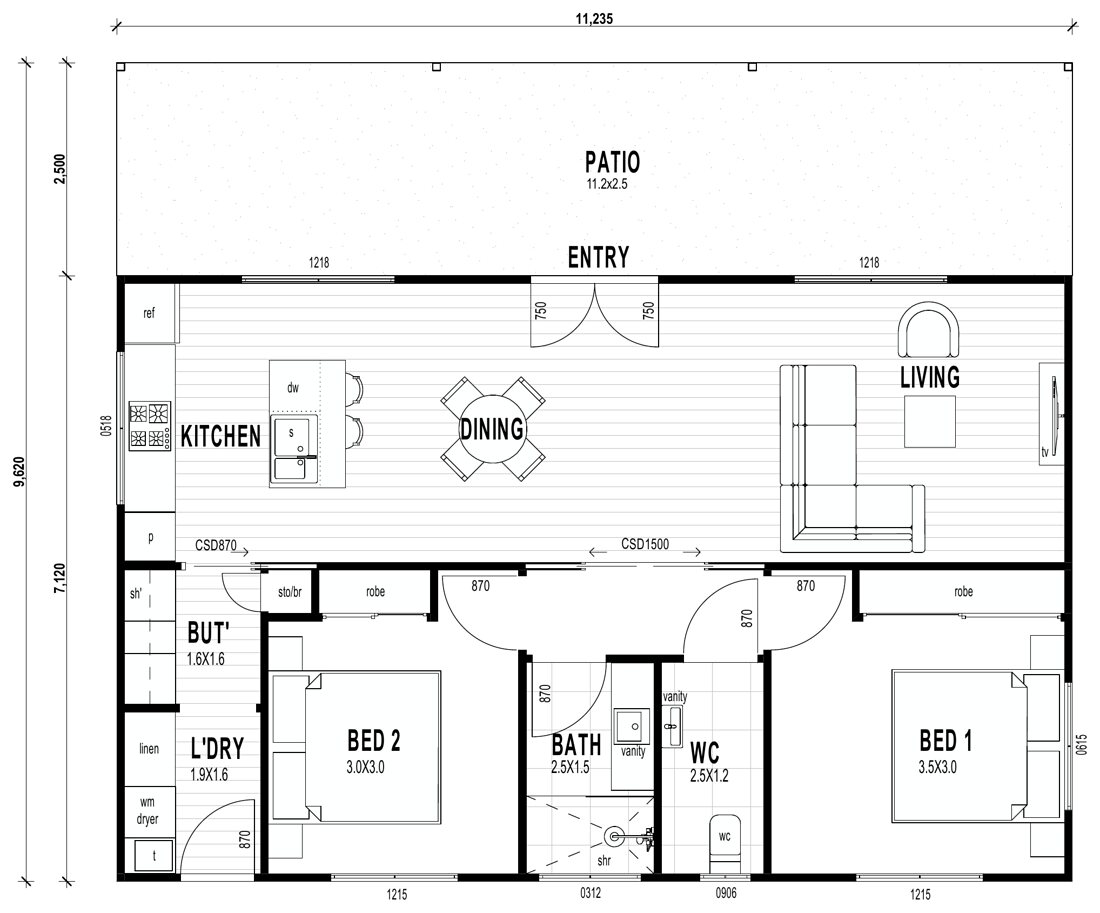 Henning floor plan