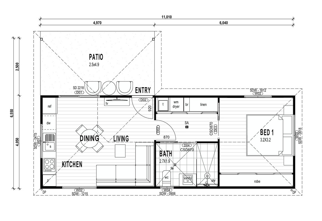 North Stradbroke V1 floor plan