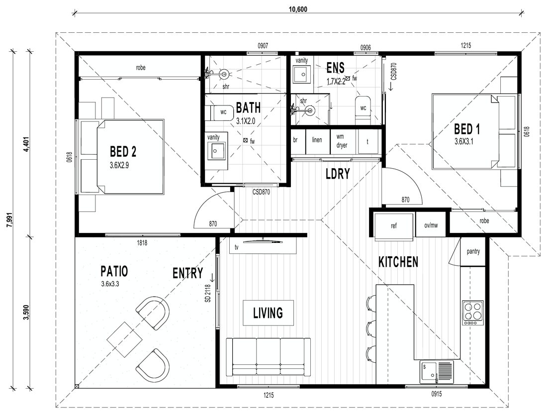 Polorus floor plan