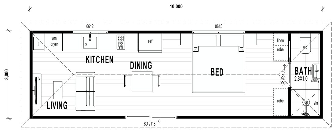 Shaw floor plan