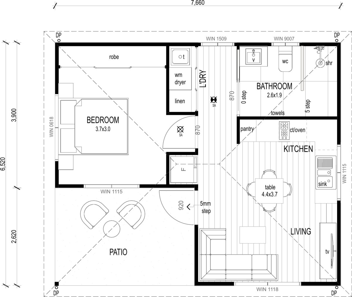 South Stradbroke 40 floor plan