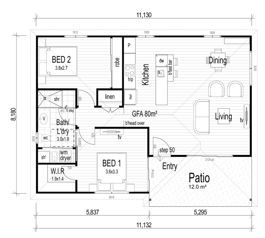 Hamilton floor plan